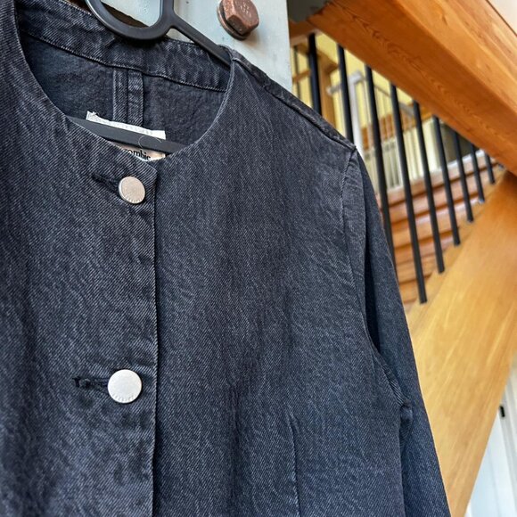 Abercrombie & Fitch Black Denim Cropped Jacket - Picture 4 of 4